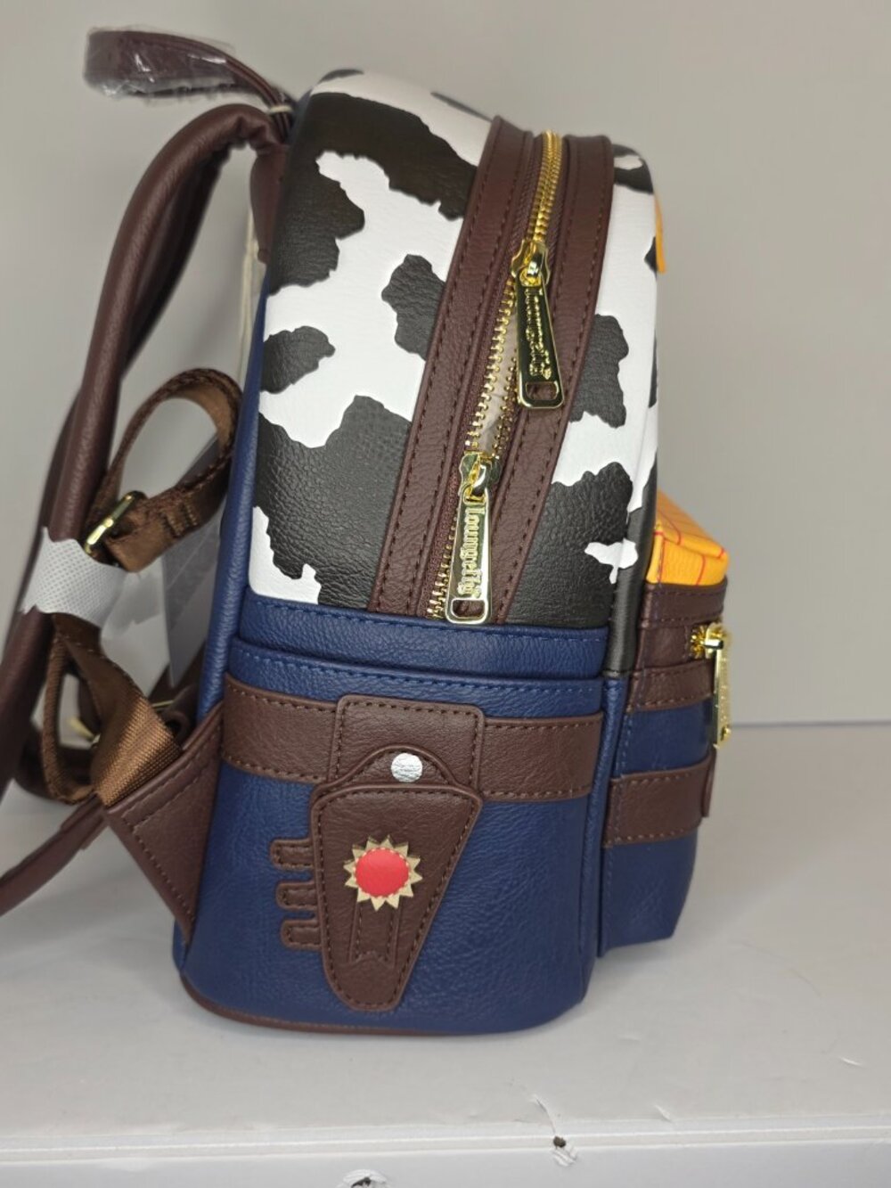 Loungefly Disney Parks Woody Toy Story Pixar Sheriff Mini Backpack NWT - Picture 5 of 6